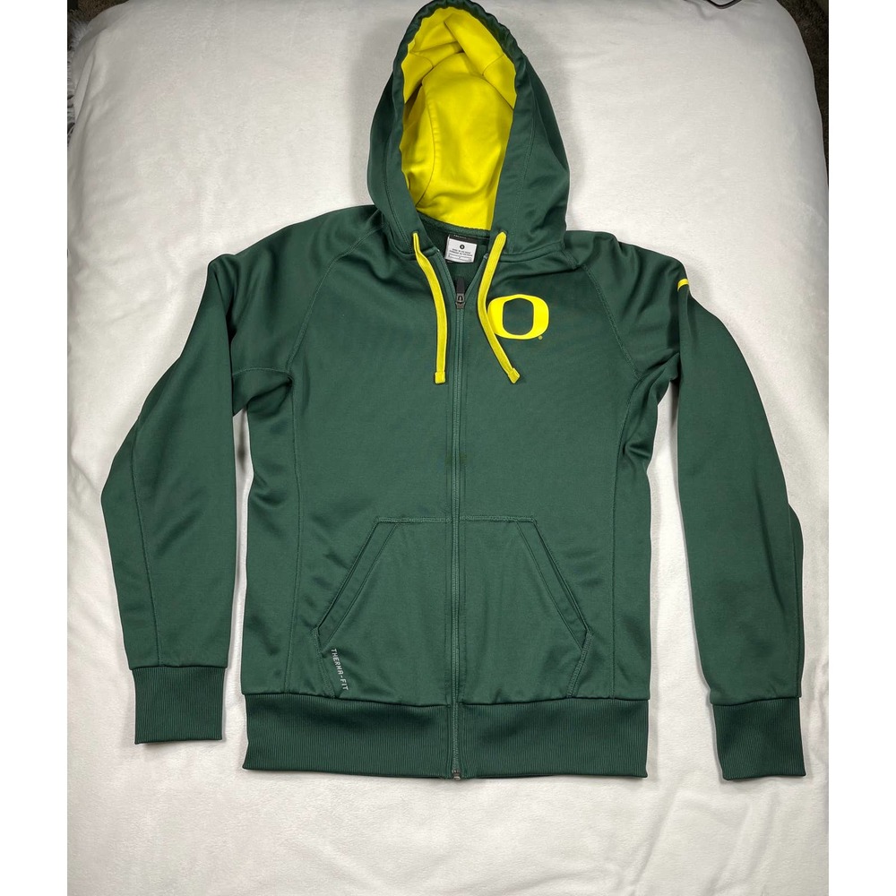 Nike Men's Therma-Fit Full Zip Hoodie Sweatshirt Size S Green Long Sleeve